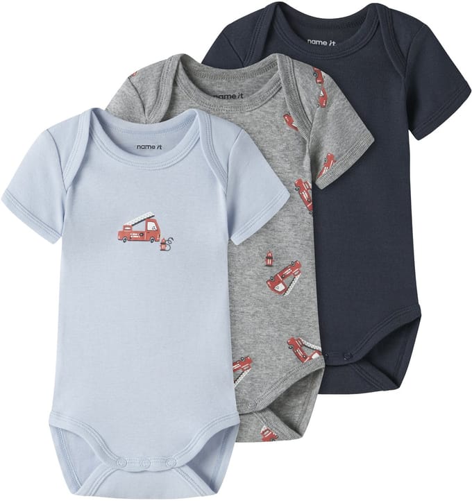 NAME IT - NBMBODY 3P SS FIRETRUCK NOOS - Baby - Bodies