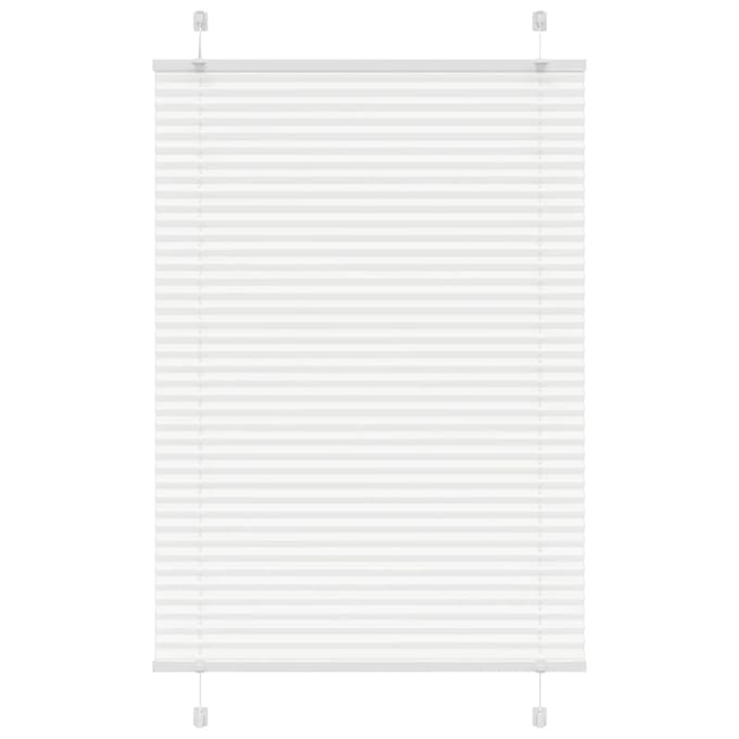 vidaXL - Plissé - rolgordijn - 85x150 - cm - stofbreedte - 84,4 - cm - polyester - wit