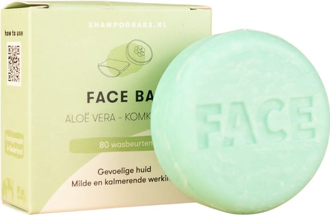 SOLYD - Facewash Bar Aloe Vera Cucumber Sensitive Skin - 60g