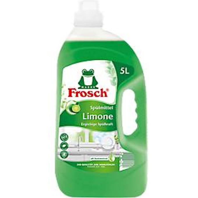 Afwasmiddel citroen Frosch, 5 liter