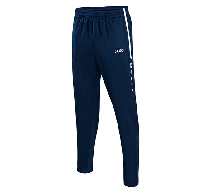Jako Active Trainingsbroek Kinderen - Marine / Wit | Maat: 128