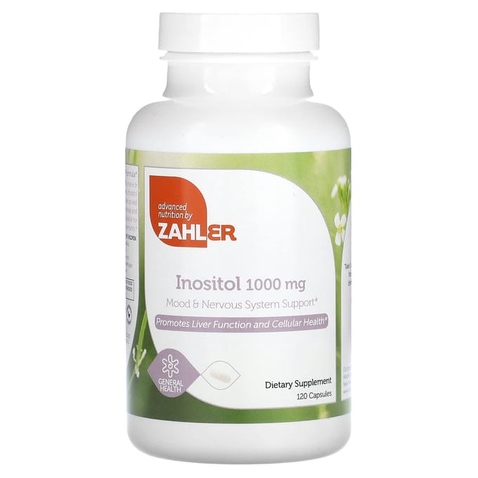 Zahler, Inositol, 1 000 mg, 120 capsules