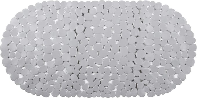 Differnz Lapis Anti-slip inlegmat Bad 70x35cm Grijs