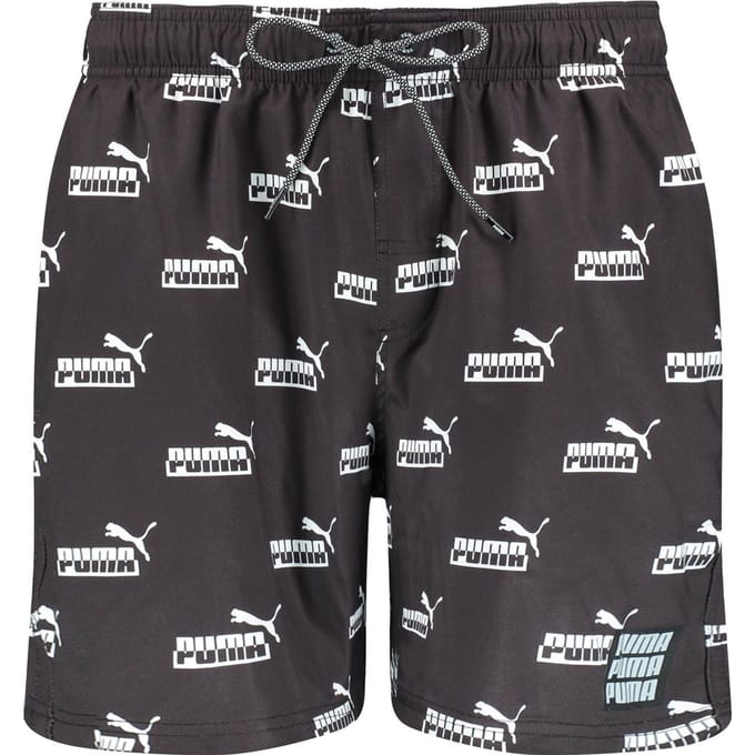PUMA Maat S SWIM MEN NO.1 LOGO AOP MID SHORTS 1P