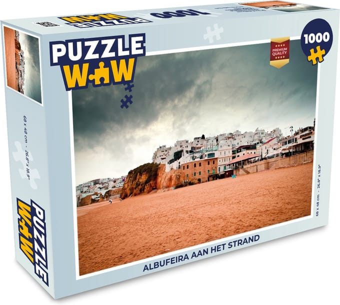 Puzzel Albufeira aan het strand - Legpuzzel - Puzzel 1000 stukjes volwassenen