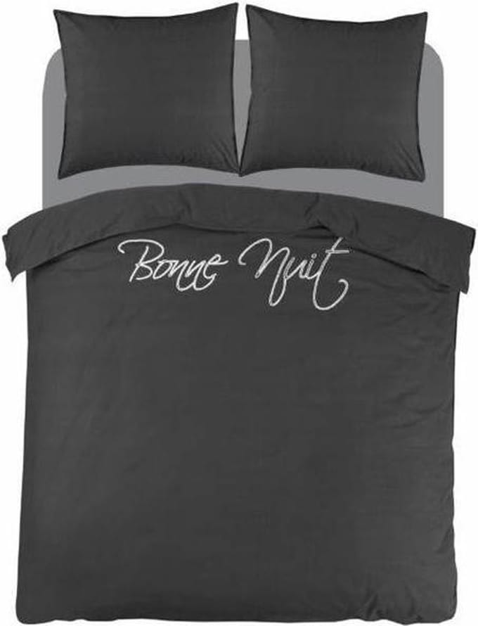 Papillon Napier - dekbedovertrek - tweepersoons - 200x200/220 - Grijs