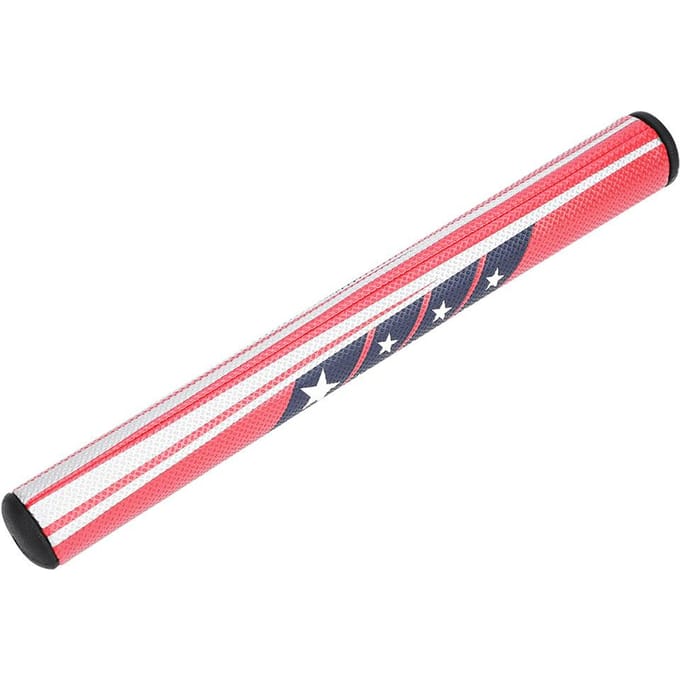 Accessoire de remplacement de poignée de putter de club de golf confortable et antidérapant recouvert de PU rouge