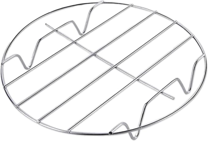 YUGN Magnetron Rooster 23 cm Rond RVS Universeel Ovenrooster Inclusief eBook