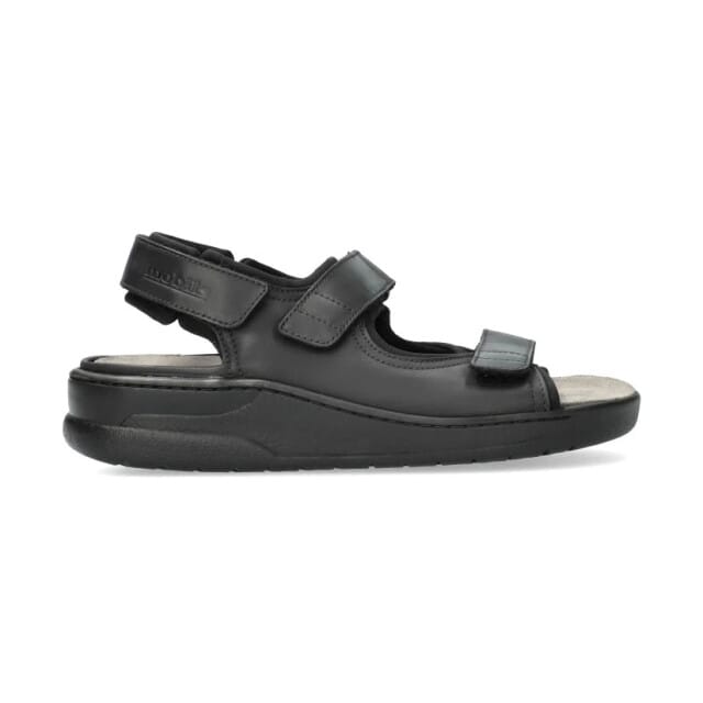 Mephisto Mobils Valden - heren sandaal - Zwart - maat 43 (EU) 9 (UK)