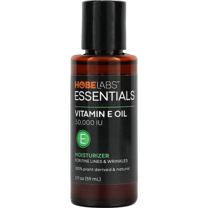 Essentiële, Vitamine E Olie, 59 ml (2 fl oz) black