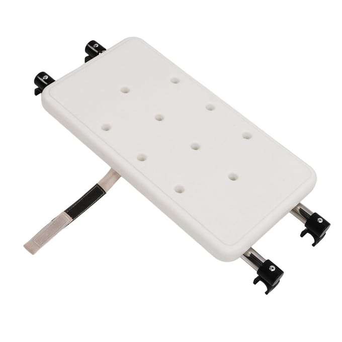 Walker Badzitplaat Antislip Senior Ruststoel Accessoires met Afvoergaten voor Gehandicapten white