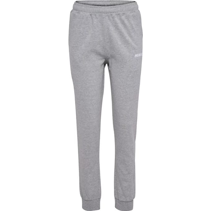 Hummel Damen Hosen Hmlelemental Regular Pants Woman Grey Melange-S