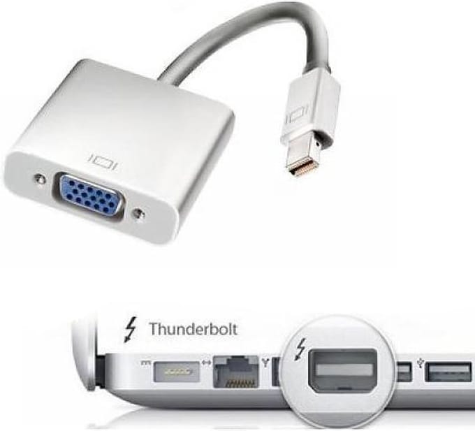 Thunderbolt naar vga adapter, mini displayport adapter