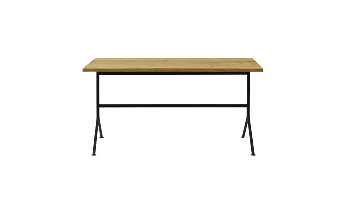 Normann Copenhagen Kip Bureau - Eiken - zwart