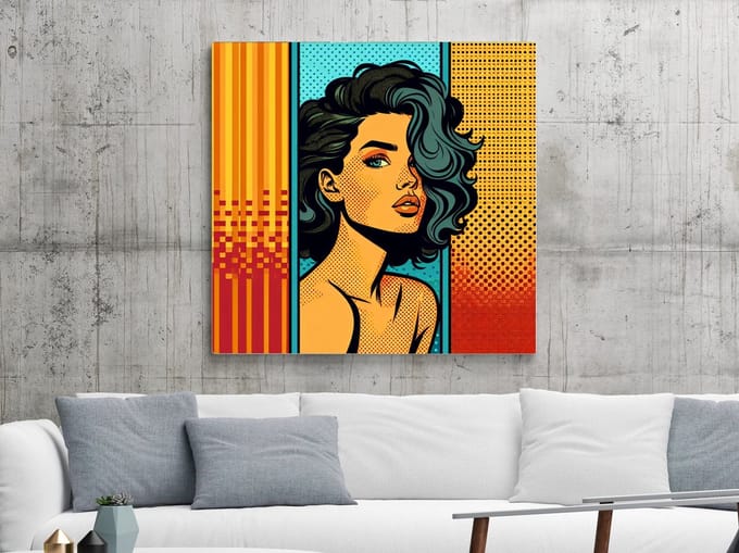 Kunstprint | Wanddecoratie | Dibond | 80 × 80 cm
