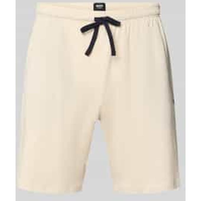 regular fit sweatshorts van katoenmix model 'MIX&MATCH'