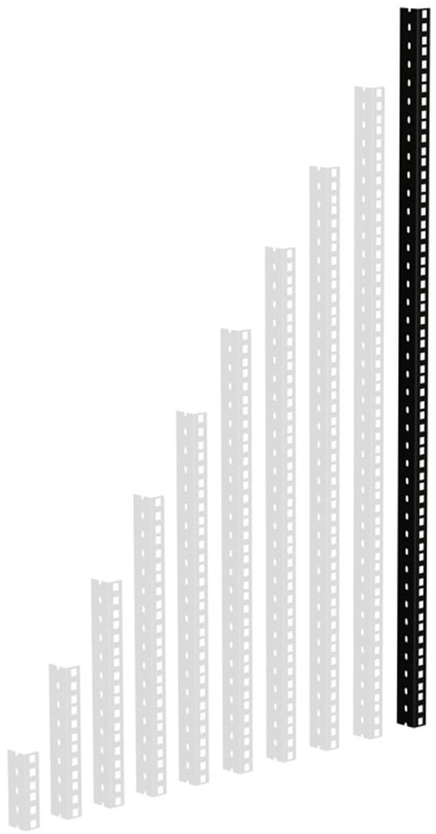 Adam Hall 61535 B 20 Heavy Duty Rack Strip zwart 20U