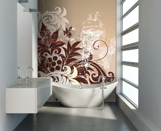 Flowers Abstract Photo Wallcovering