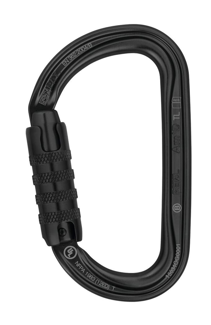 Petzl Am’D Triact-Lock Black 27 N – Lichtgewicht asymmetrische karabiner
