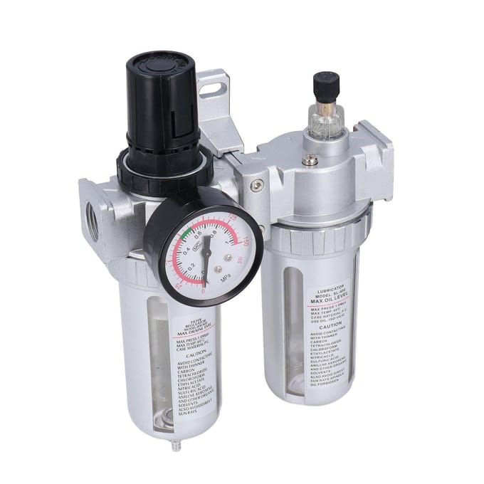 G1 2in Luchtcompressor Filter Water Olie Afscheider Regulator met Manometer Maximaal 1Mpa