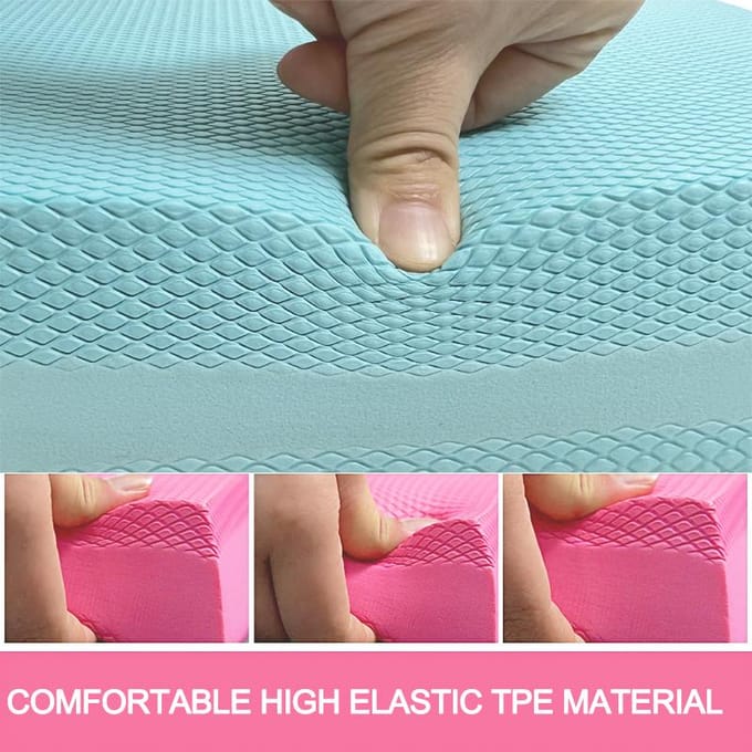 Balance Pad Board TPE Yogamat Stabiliteitskussen Oefentrainer Antislip voor Training Enkel Core Stabiliteitstraining Herstel blue