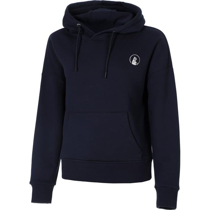 Quiet Please Essential Sweater met capuchon Dames-donkerblauw