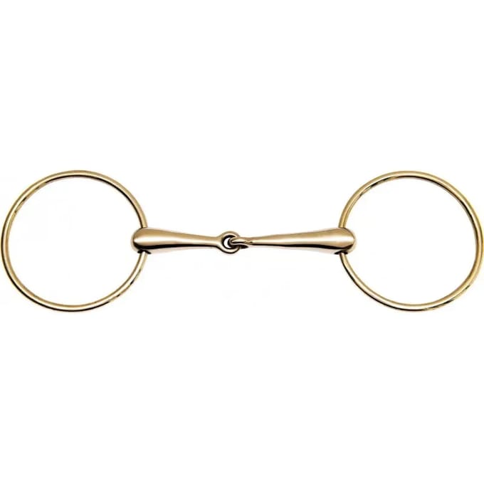 2 grote ring nikkel zilver paardenbit Feeling