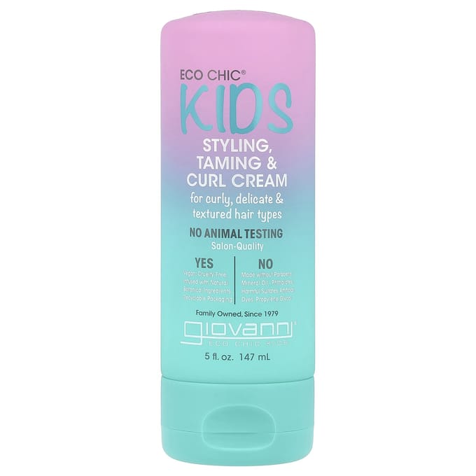Giovanni, Eco Chic® Children's, Styling, Taming & Curl Cream, 5 fl oz (147 ml)