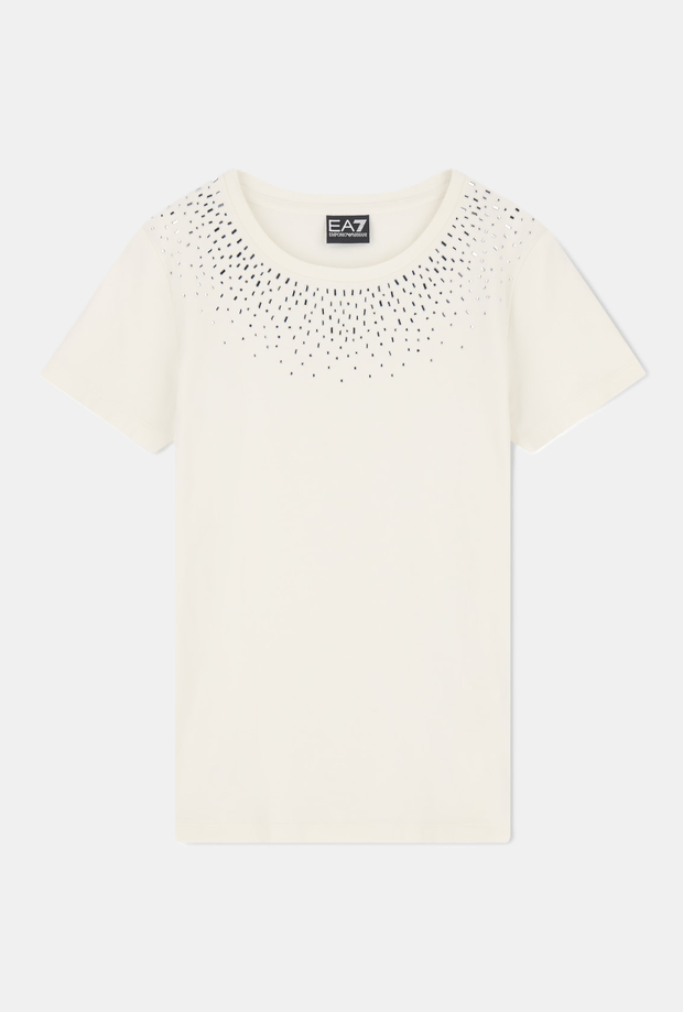 T-shirt kostbare vrouw wit