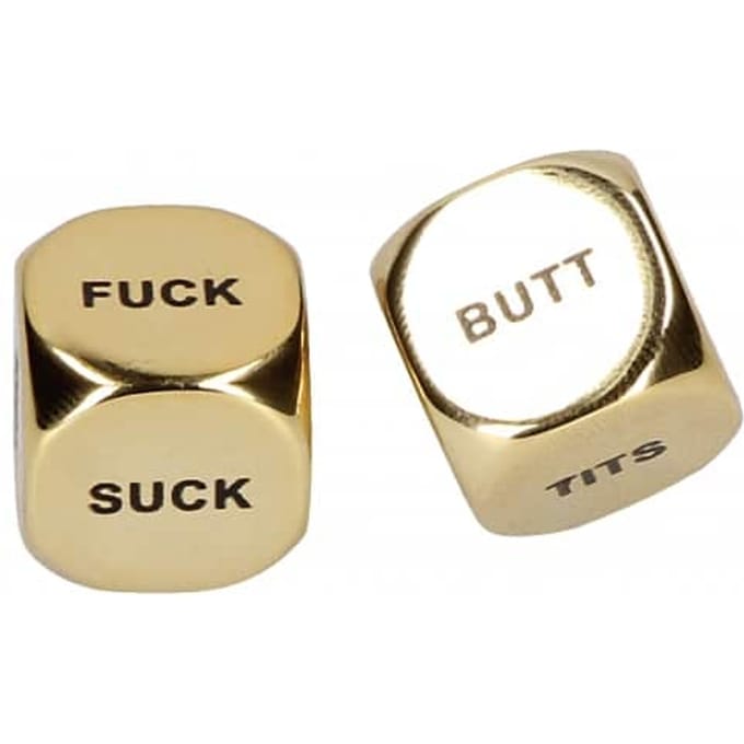 Sexy Dobbelstenen - Kink Dice - Goud