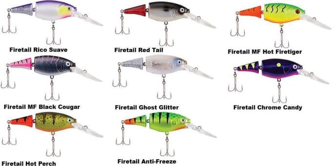 Berkley Flicker Jointed Shad Firetail MF Black Cougar 7cm Firetail MF Black Cougar