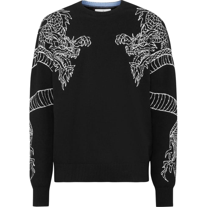 Pullover Ronde Hals Dragon