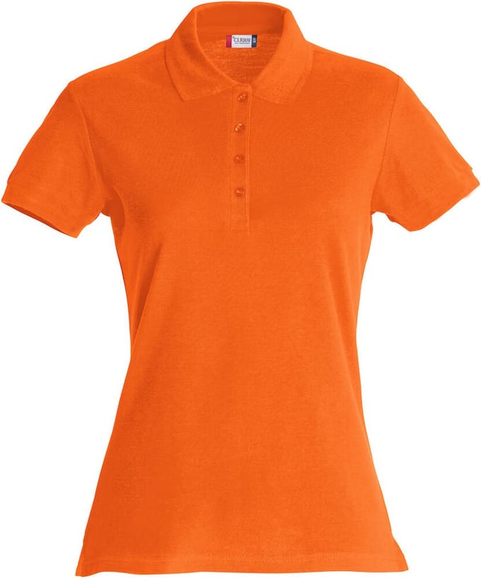 Clique Basic Polo Women 028231 - Diep Oranje - S