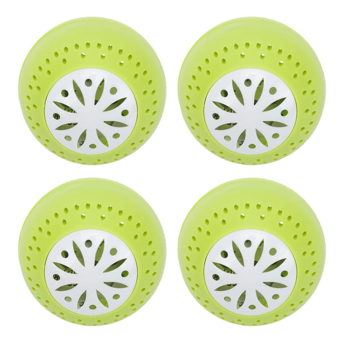 10 pièces Boules Fraîcheur Réfrigérateur Vert Absorption Humidité Sûres Compactes Désodorisantes Odeurs pour Maison
