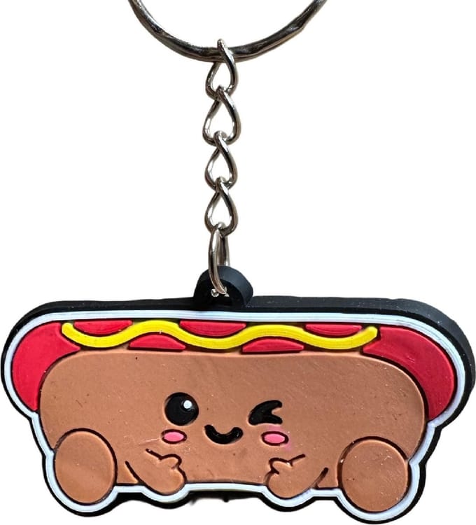 Sleutelhanger Hot Dog | Fast Food