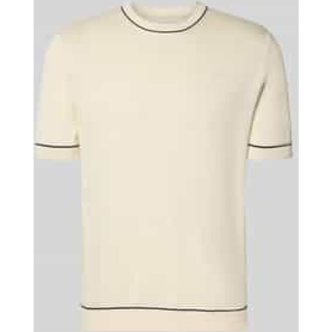Gant Trui Slub Cotton Linen Crew Neck Seed Melange / male