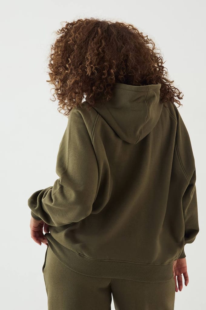 Dames DSGN Studio Sport Training Club Oversized Hoodie | Groente | Maat: Medium