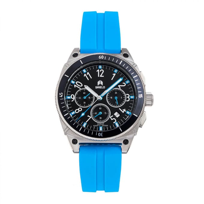 Shield Sonar chronograaf band horloge met datum