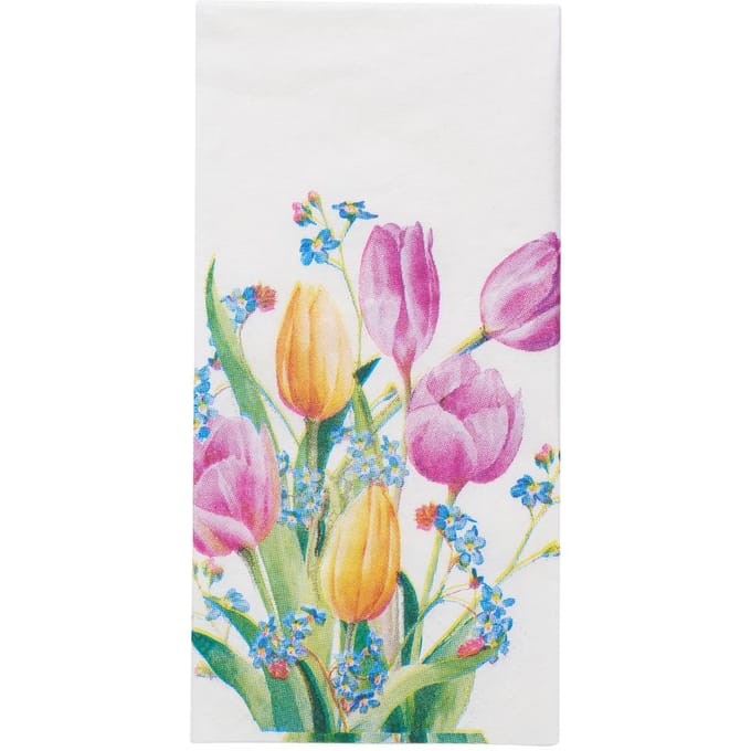 Zakdoeken Tulips bouquet - Ambiente - 21x21 cm