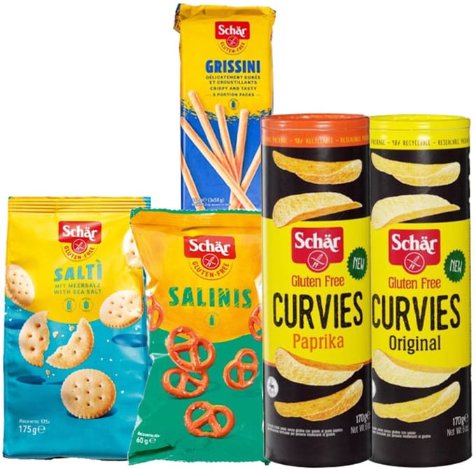 Schär | Mix Hartige Snacks | Glutenvrij | 725g