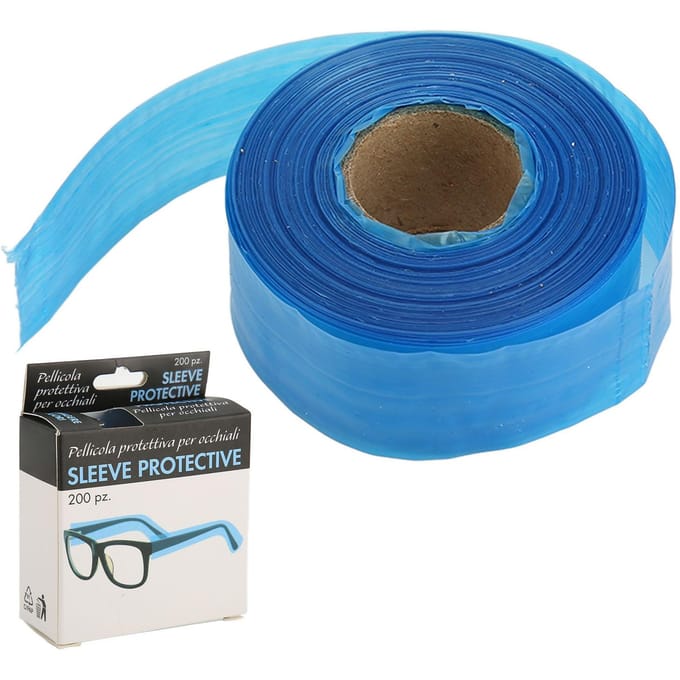 Brilhoezen voor Haarkleuring Plastic Brilbescherming Multifunctionele Wegwerp Brilhoezen blue