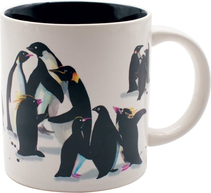 Unemployed Philosophers Guild Magische Mok - Penguin Party