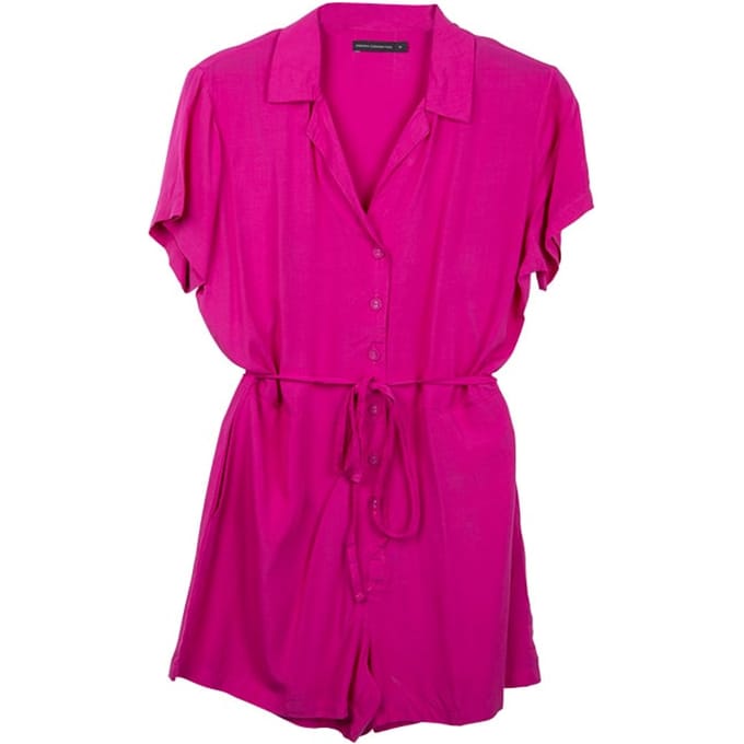 French Connection Rever Playsuit Wild Rosa Taglia: 6 | Tute corte Outlet | Donna