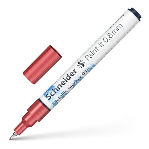 Schneider metallic marker - Paint-It 010 - 0.8mm - rood metallic - S-ML01001124