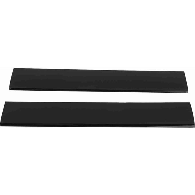 Zwarte vervangende linker- en rechterfrontplaathoes voor de PS3 Slim-console black