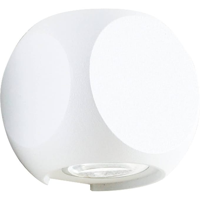 Viokef LED buitenwandlamp Ballito, up-/downlight, wit