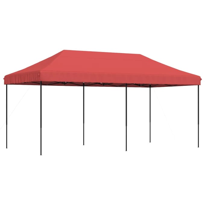 vidaXL - Partytent - inklapbaar - pop-up - 580x292x315 - cm - bordeauxrood
