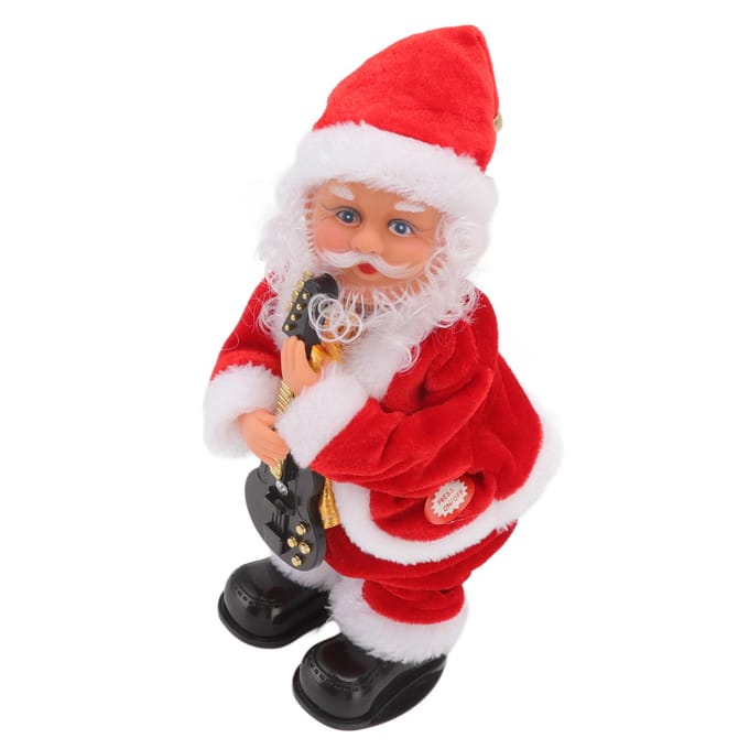 Elektrische Muzikale Dansende Kerstman Interessante Heup Schuddende Kerstman Pop white