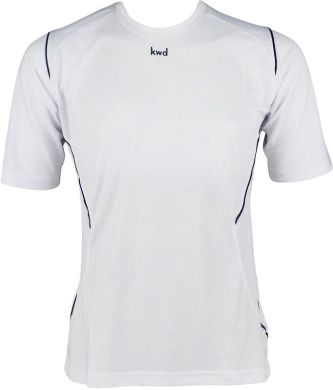KWD Sportshirt Mundo km, mt L, wit/zwart