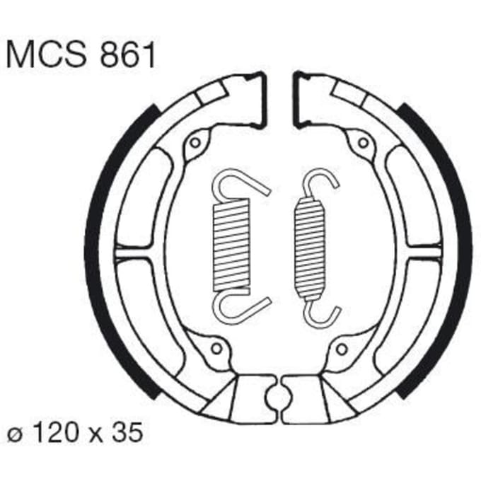 Remschoenset TRW MCS861